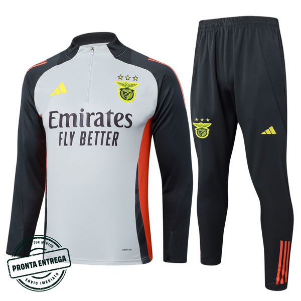 [P.E] Conjunto Benfica Zíper Curto 2024/25 (P)