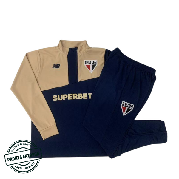 [P.E] Conjunto São Paulo 2024/25 Zíper Curto (M)