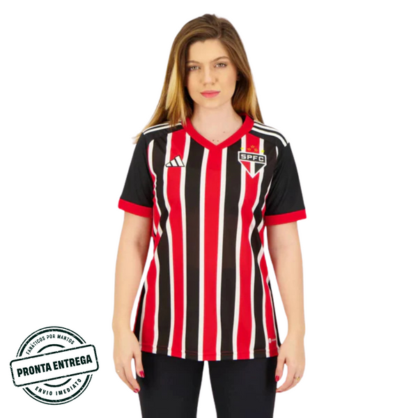 [P.E] Camisa São Paulo Feminina Away 2023/24 (P & M)