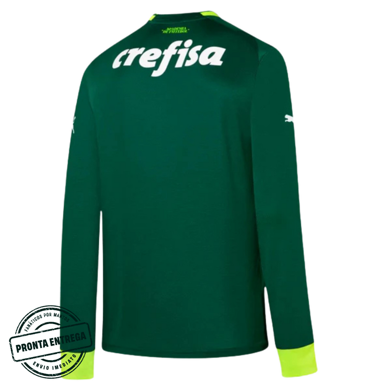 [P.E] Camisa Palmeiras Manga Longa Home 2023/24 (G)