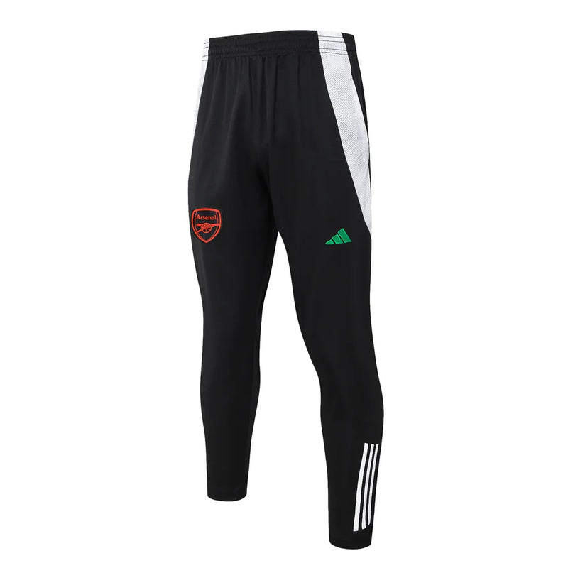 Conjunto Arsenal Zíper Curto Treino Preto 2024/25