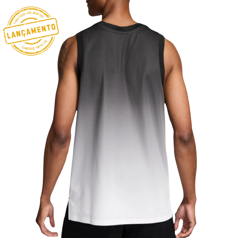 Regata Timão Masculina 25/26 - Preto+Branco
