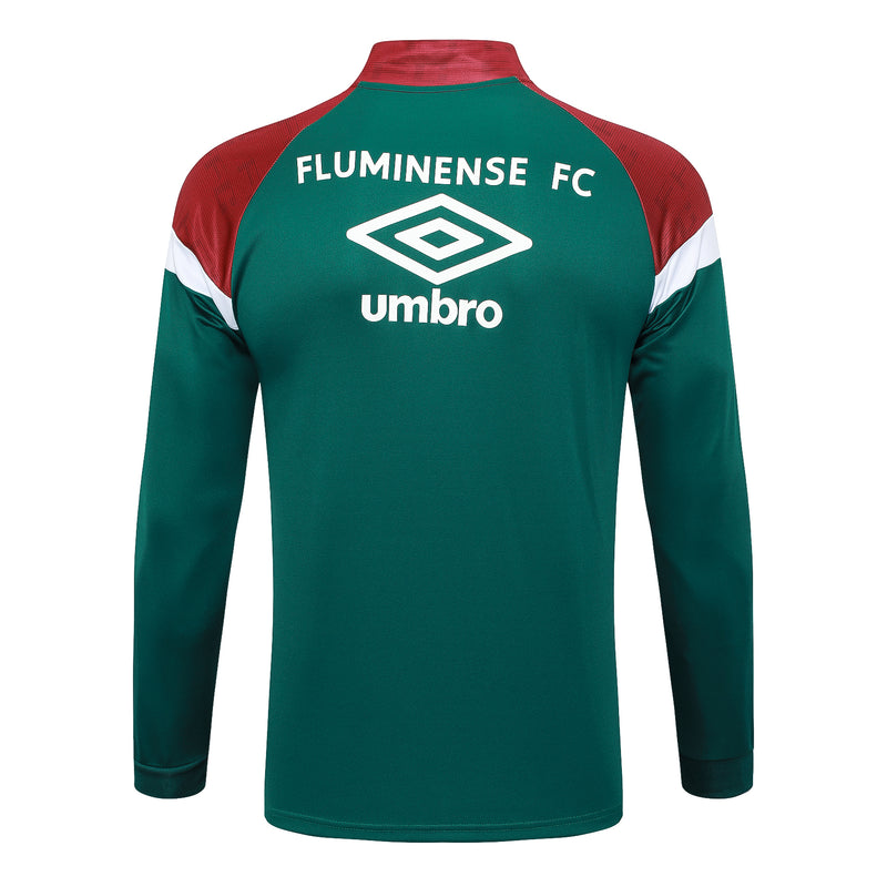 Conjunto Fluminense Zíper Curto Treino 2024/25
