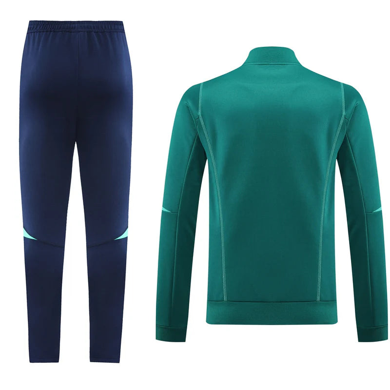 Conjunto Arsenal Zíper Longo Verde