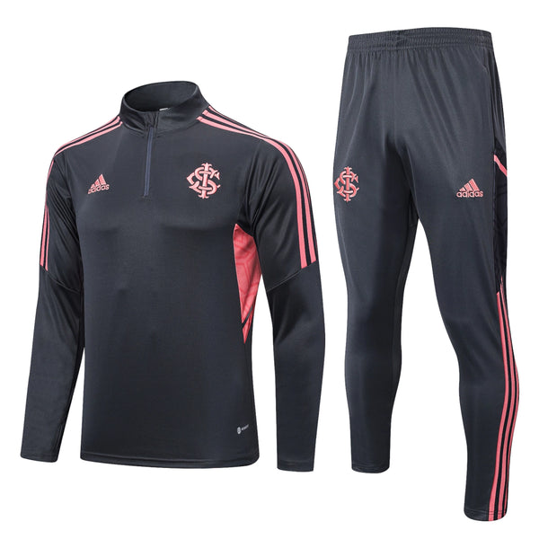 Conjunto Internacional Zíper Curto 2022/23 - Cinza